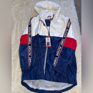 Tommy Hilfiger White and Navy Jacket